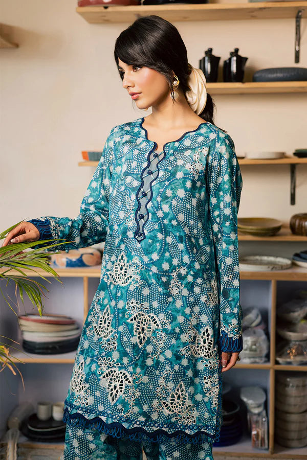 NUREH BALLERINA PRINTED CHIKANKARI NU2-196