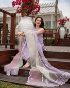 STITCHED BY CC FAIZA SAQLAIN AYA LUXURY SUELA 3PC