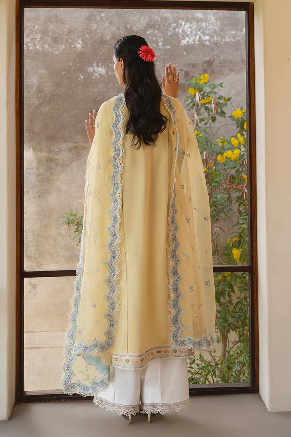 AYZEL WHISPERS  EMBROIDERED LAWN FROST