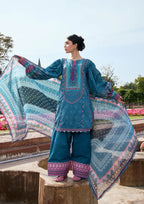 KAHF AANGAN PRINT CHIFFON KPS-4A
