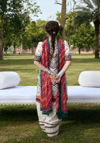 KAHF AANGAN PRINT CHIFFON KPS-2B