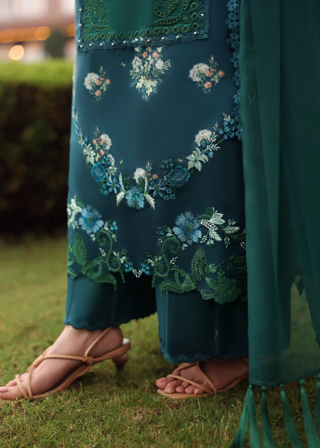 SARDINIA EMBROIDERED LAWN EID HILLSIDE TEAL