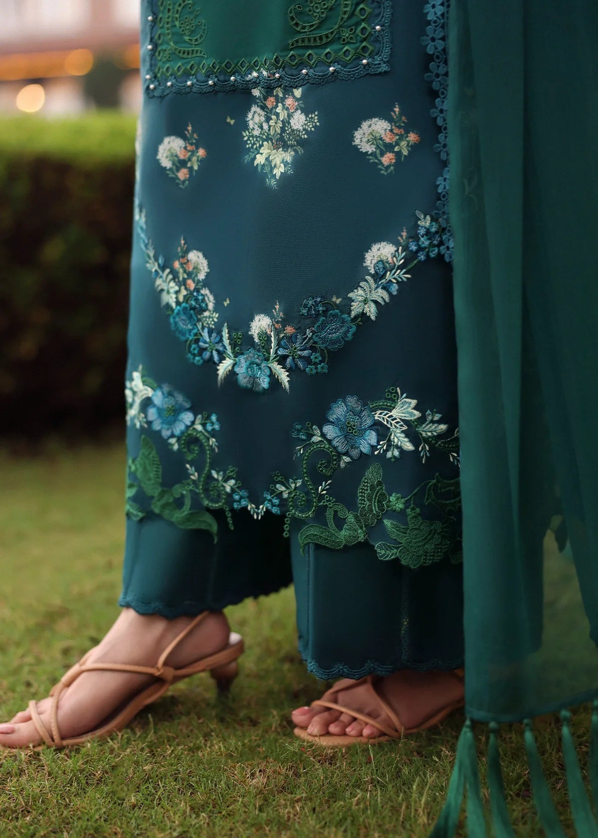 SARDINIA EMBROIDERED LAWN EID HILLSIDE TEAL