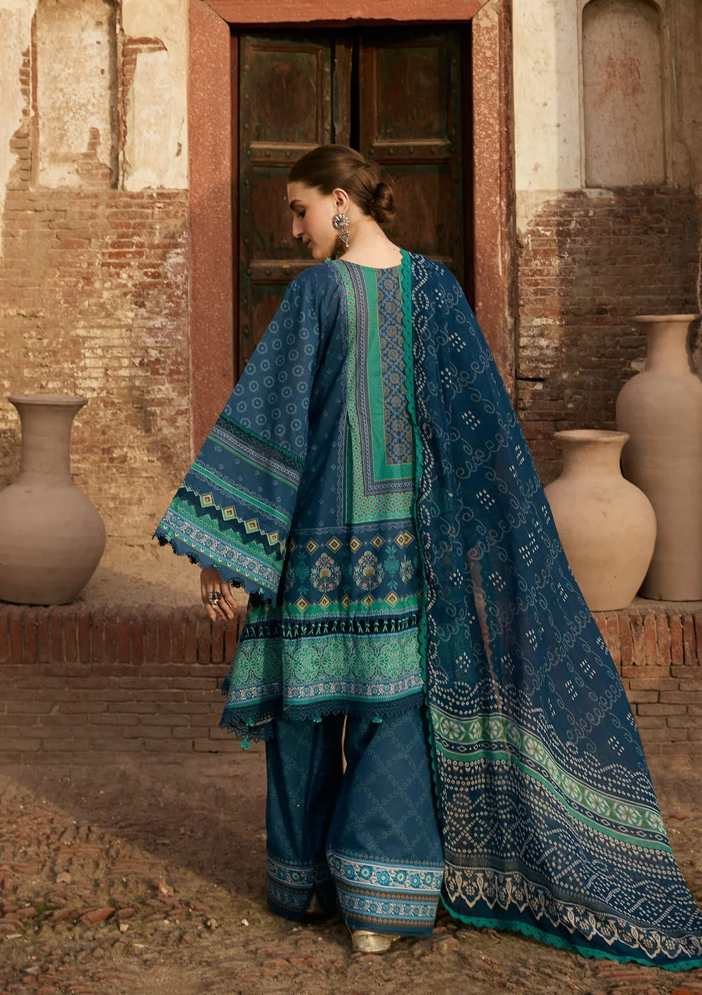 KAHF AANGAN PRINT CHIFFON KPS-1B