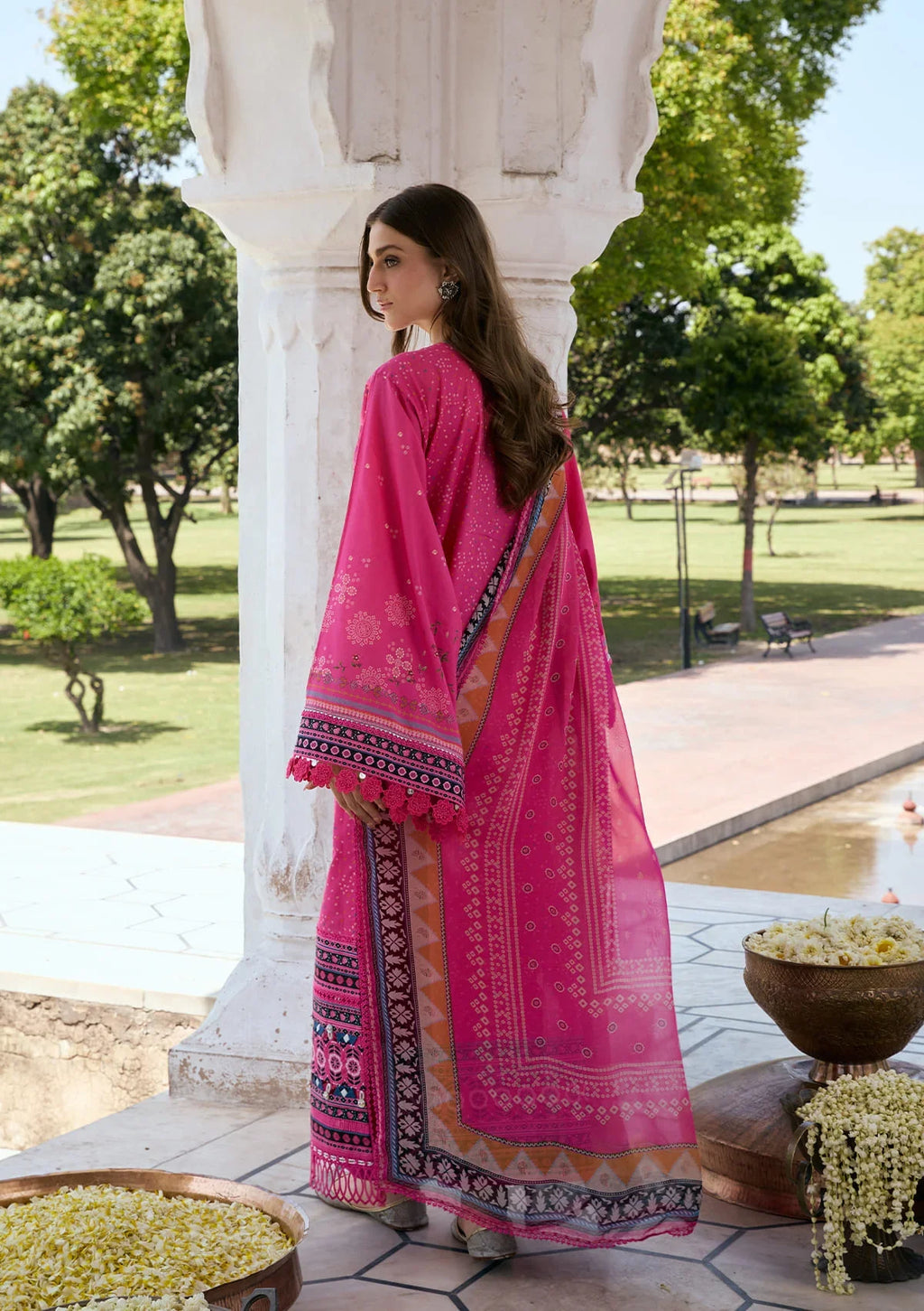 KAHF AANGAN PRINT CHIFFON KPS-4B