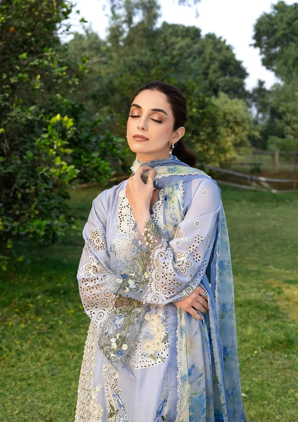 STITCHED BY CC ELAF PREMIUM LUXURY LAWN ELY-12 3PC