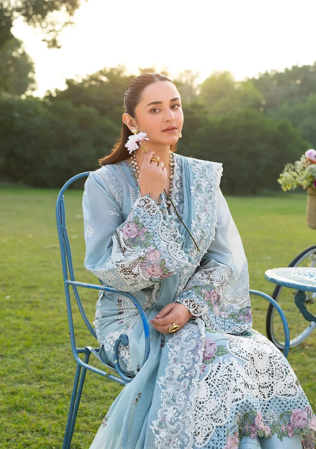STITCHED BY CC ELAF PREMIUM LUXURY LAWN ELY-07 3PC