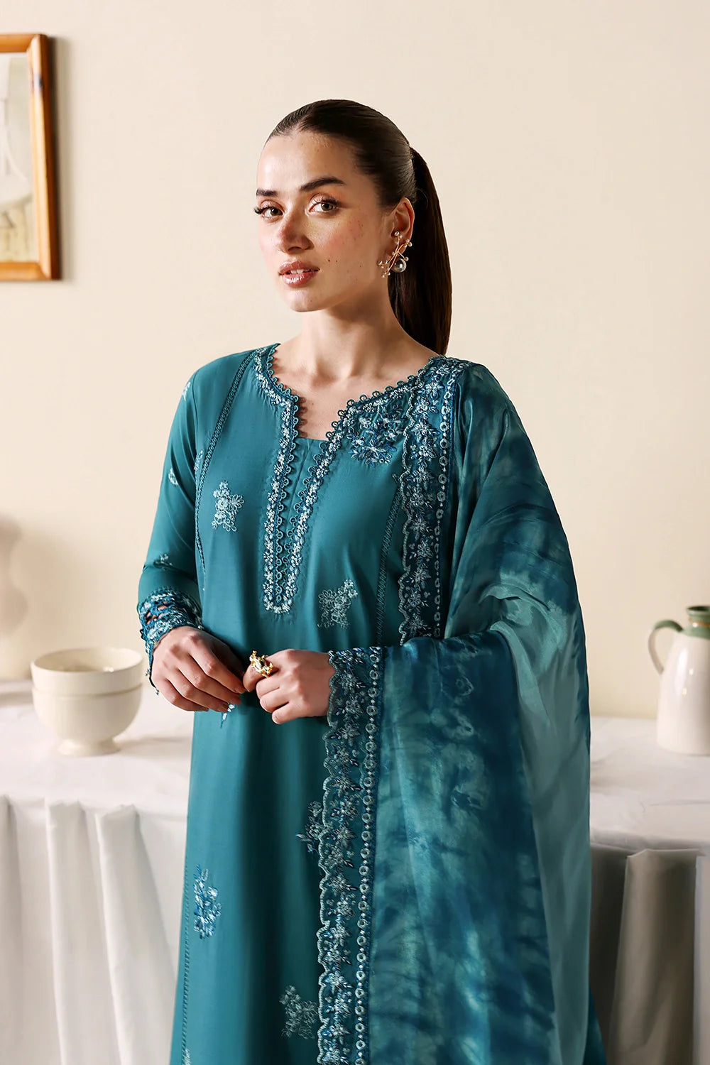AZURE LUXURY LAWN EID SEA BREEZE