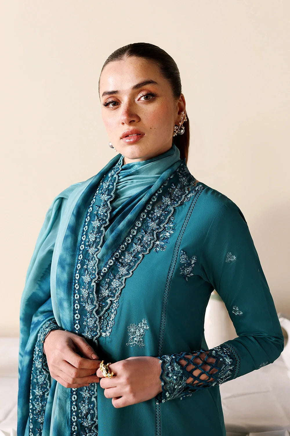 AZURE LUXURY LAWN EID SEA BREEZE