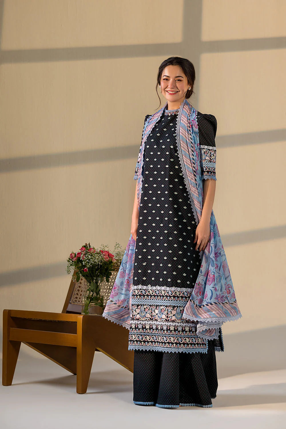 SOBIA NAZIR VITAL UNSTITCHED LAWN VT26-6B