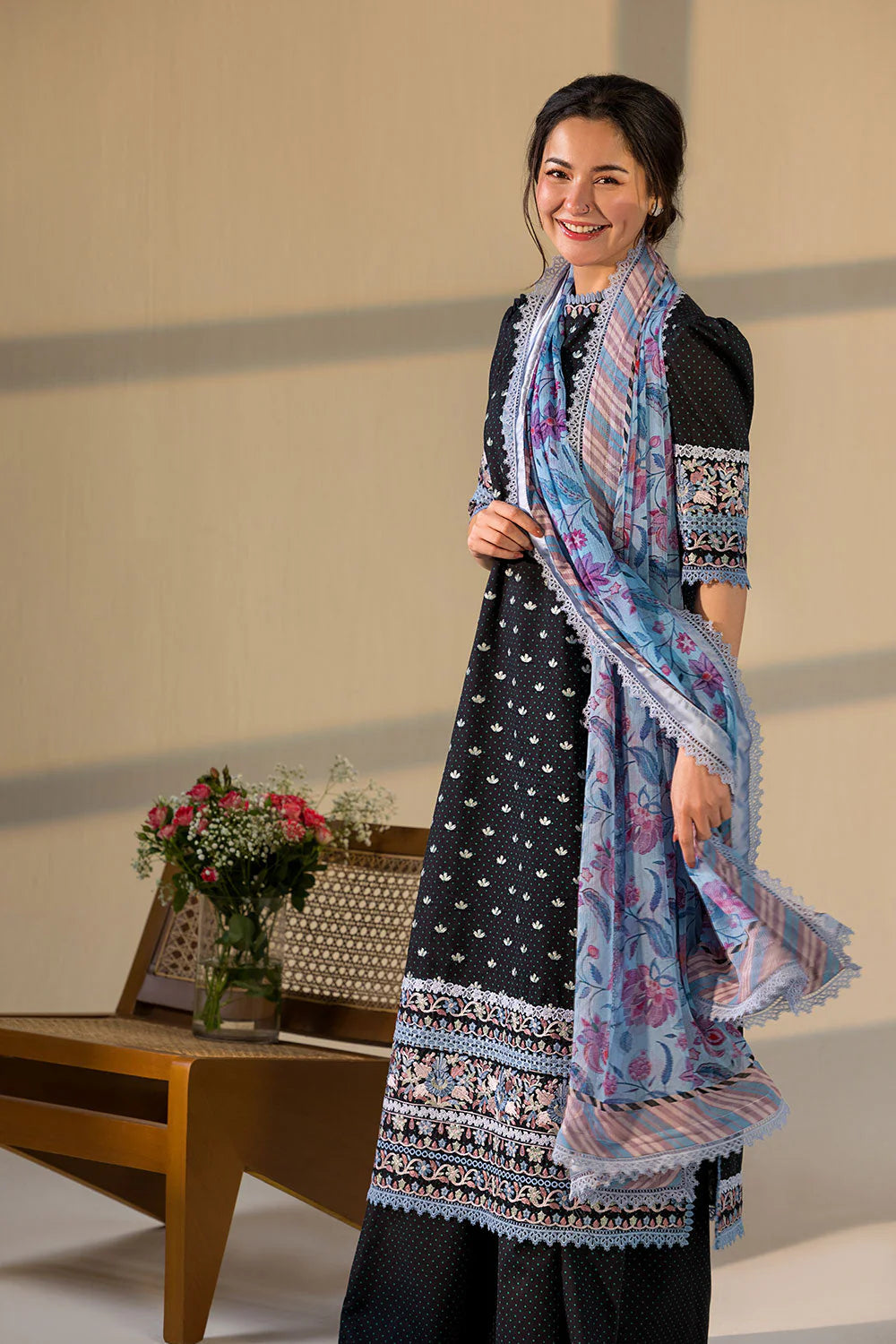 SOBIA NAZIR VITAL UNSTITCHED LAWN VT26-6B