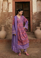 KAHF AANGAN PRINT CHIFFON KPS-3B