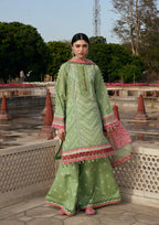 KAHF AANGAN PRINT CHIFFON KPS-6B