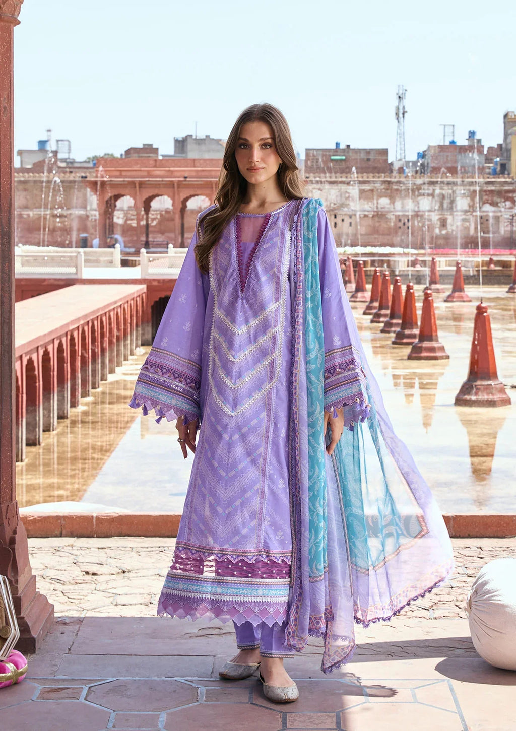 KAHF AANGAN PRINT CHIFFON KPS-6A