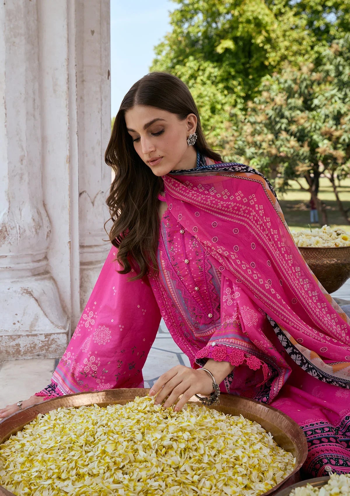 KAHF AANGAN PRINT CHIFFON KPS-4B