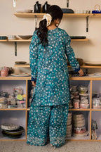 NUREH BALLERINA PRINTED CHIKANKARI NU2-196