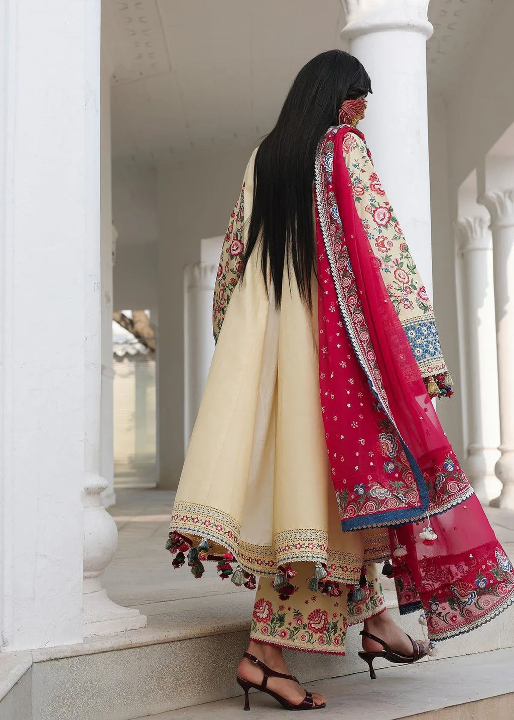 STITCHED BY CC HUSSAIN REHAR KALABAGH ZUBDAH 3PC