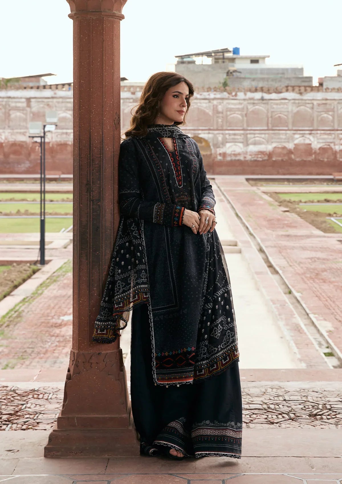 KAHF AANGAN PRINT CHIFFON KPS-5A