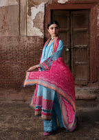 KAHF AANGAN PRINT CHIFFON KPS-7B