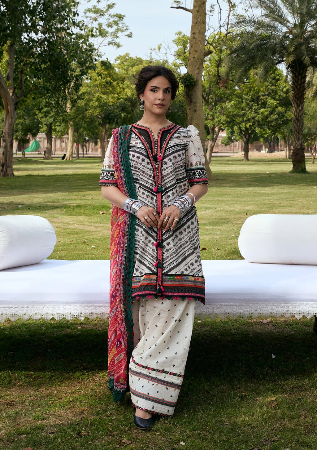 KAHF AANGAN PRINT CHIFFON KPS-2B