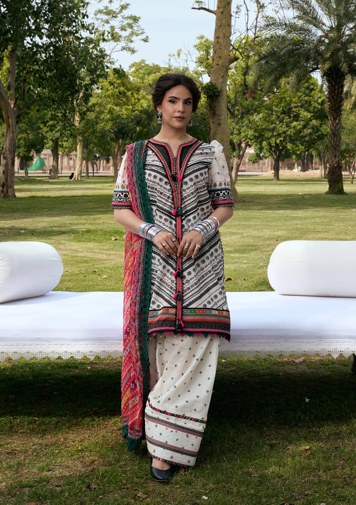 KAHF AANGAN PRINT CHIFFON KPS-2B
