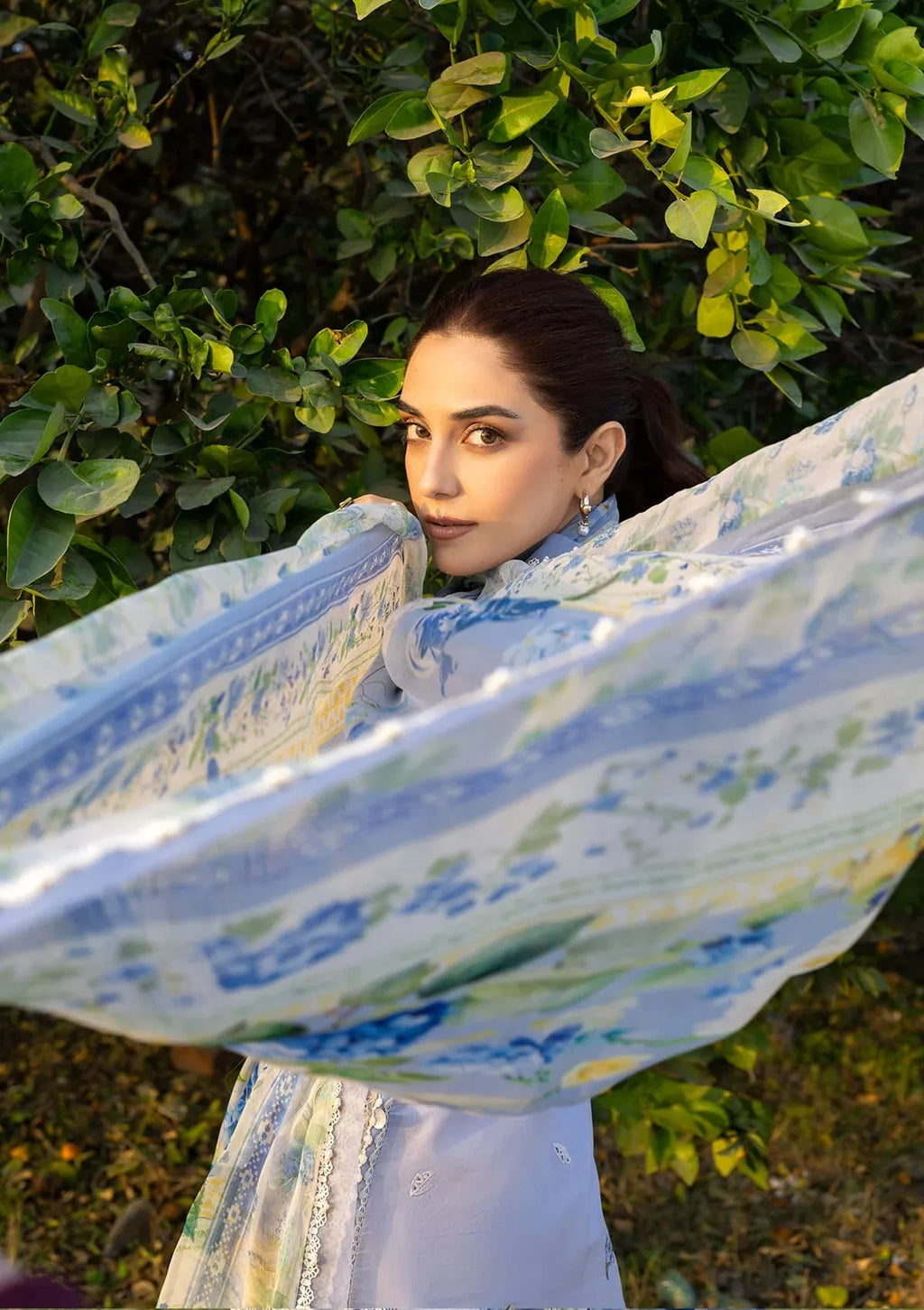 STITCHED BY CC ELAF PREMIUM LUXURY LAWN ELY-12 3PC