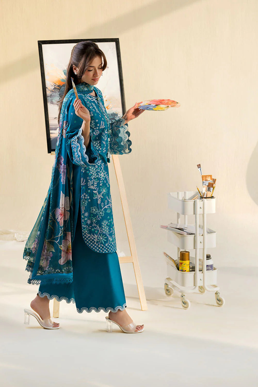 SOBIA NAZIR VITAL UNSTITCHED LAWN VT26-7A