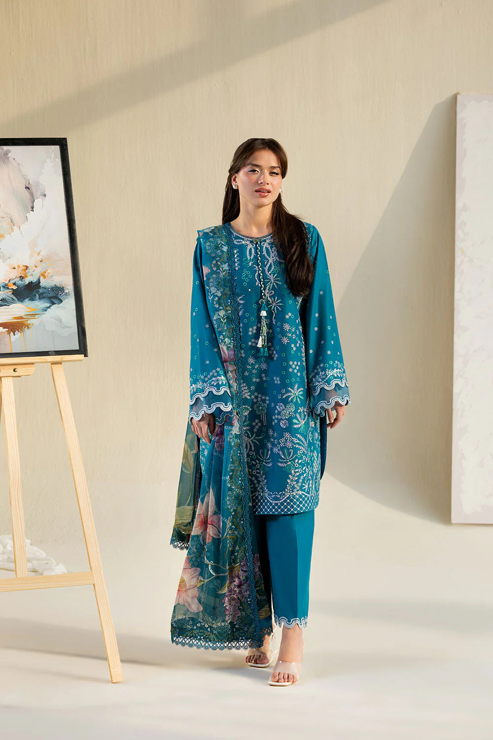 SOBIA NAZIR VITAL UNSTITCHED LAWN VT26-7A