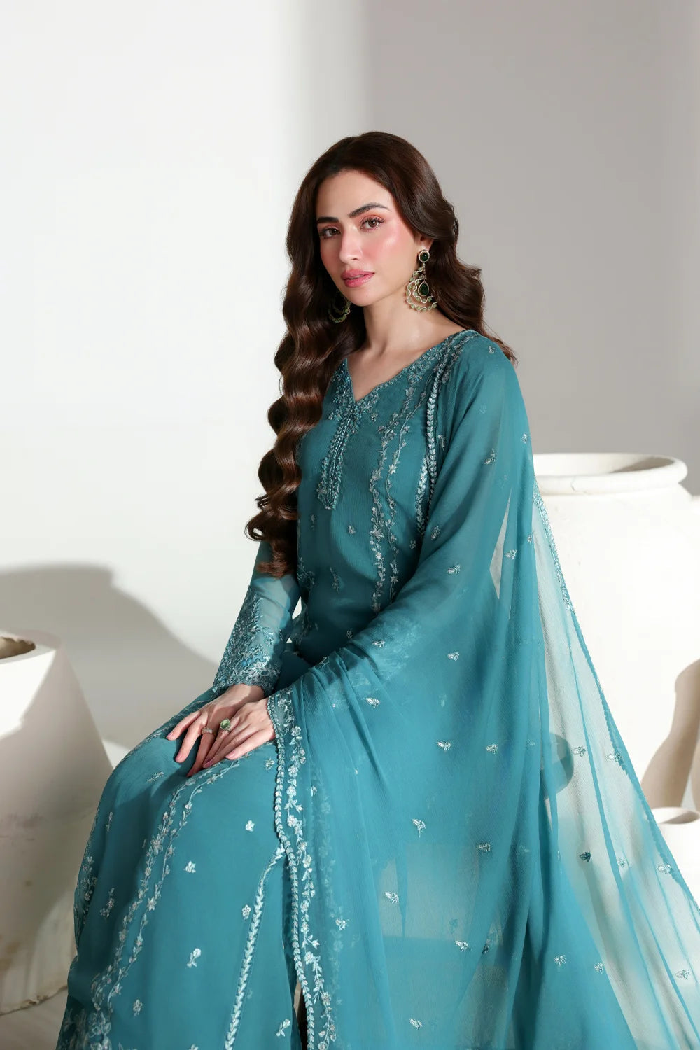 AZURE ENSEMBLES FESTIVE TEAL AFFAIR