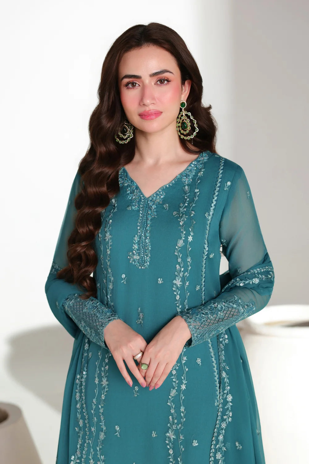 AZURE ENSEMBLES FESTIVE TEAL AFFAIR