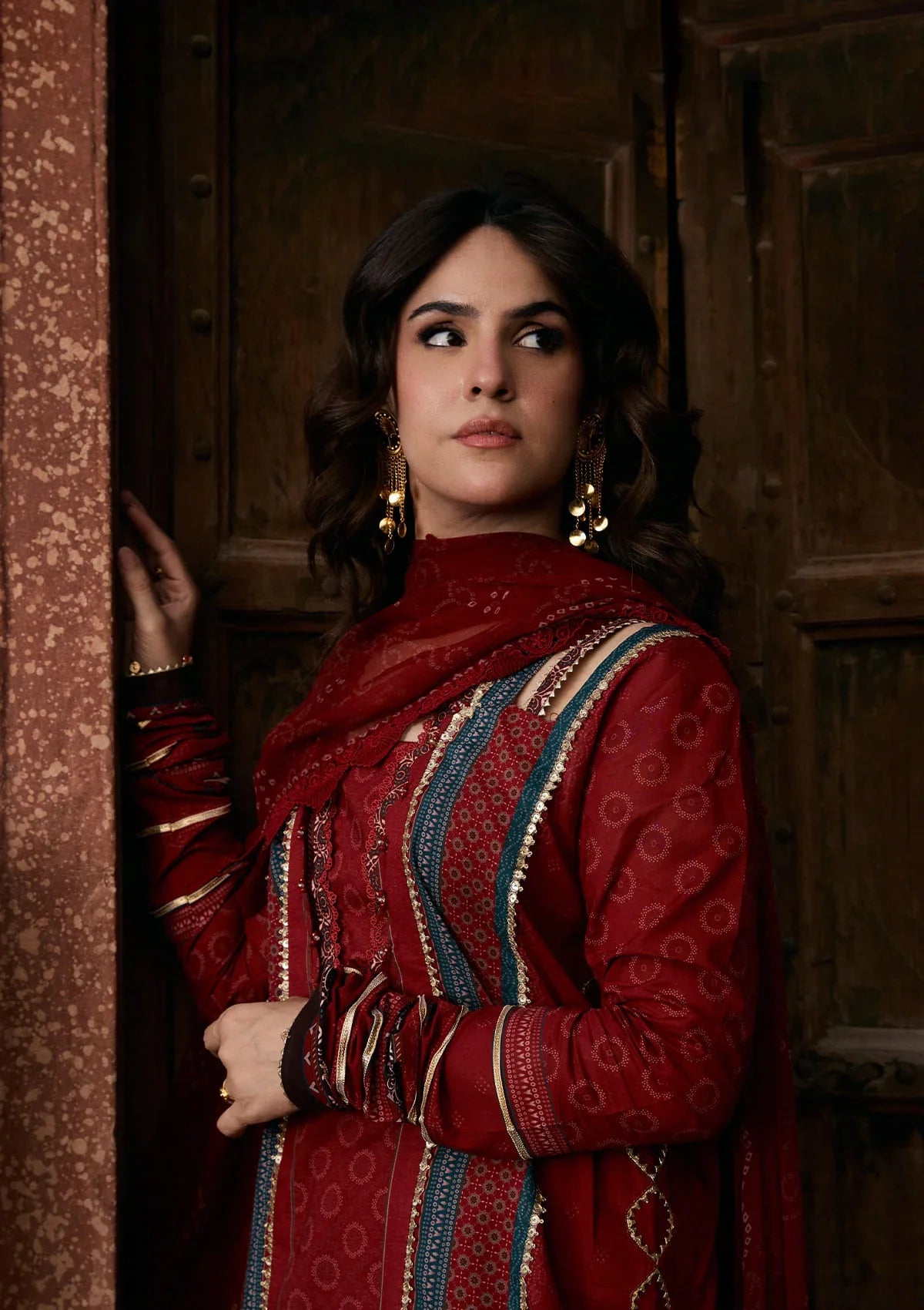 KAHF AANGAN PRINT CHIFFON KPS-1A