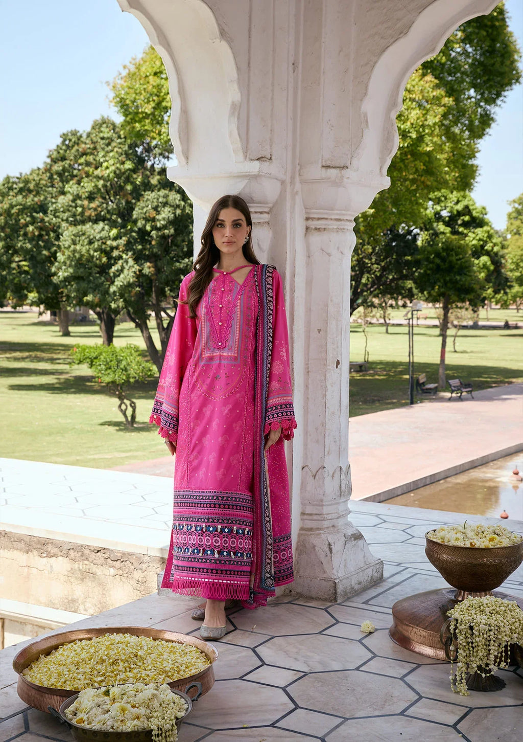 KAHF AANGAN PRINT CHIFFON KPS-4B