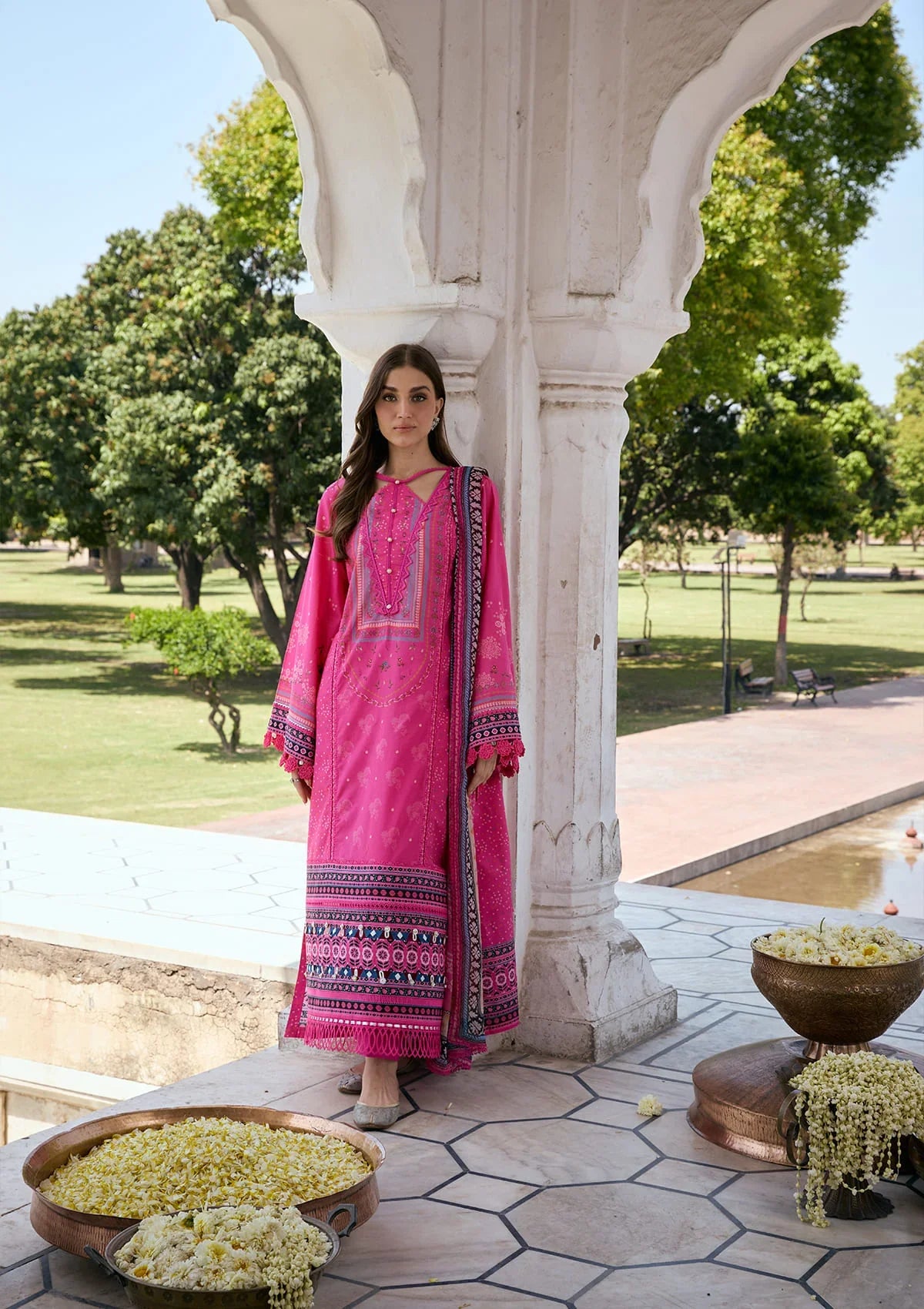 KAHF AANGAN PRINT CHIFFON KPS-4B