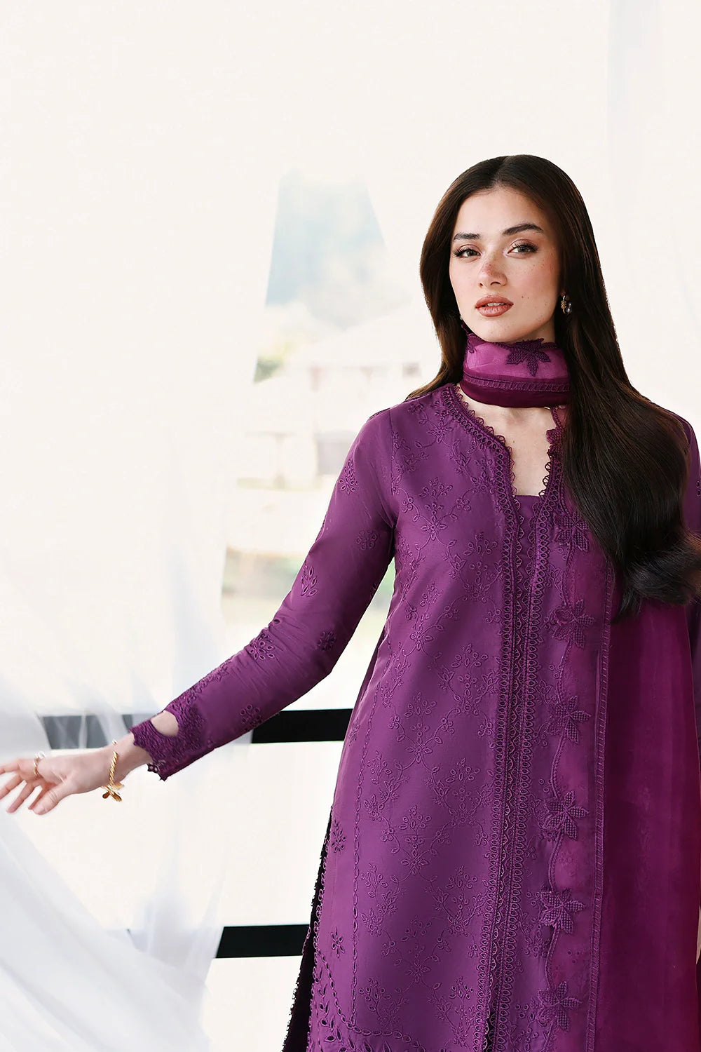 AZURE LUXURY LAWN EID MULBERRY