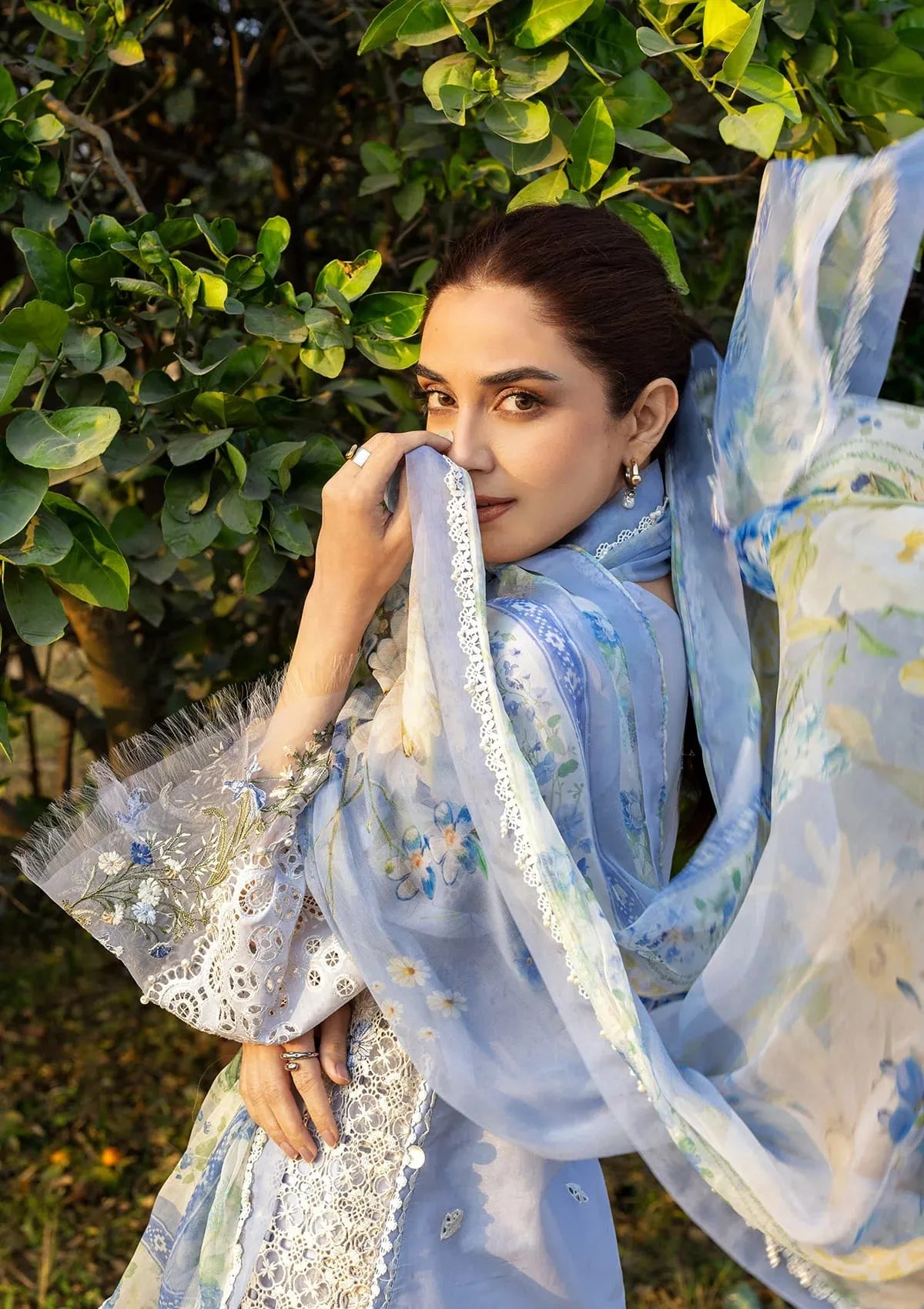 STITCHED BY CC ELAF PREMIUM LUXURY LAWN ELY-12 3PC