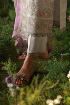 SAHAR MIRHA  EMBROIDERED LAWN IVORY PETALINE