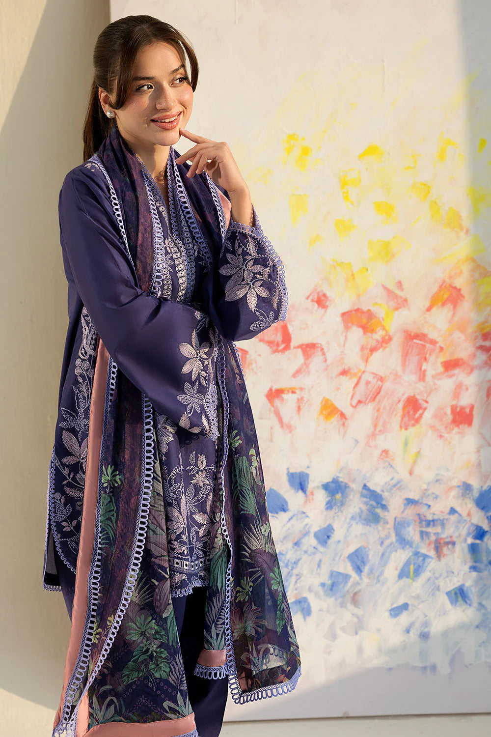 SOBIA NAZIR VITAL UNSTITCHED LAWN VT26-8B