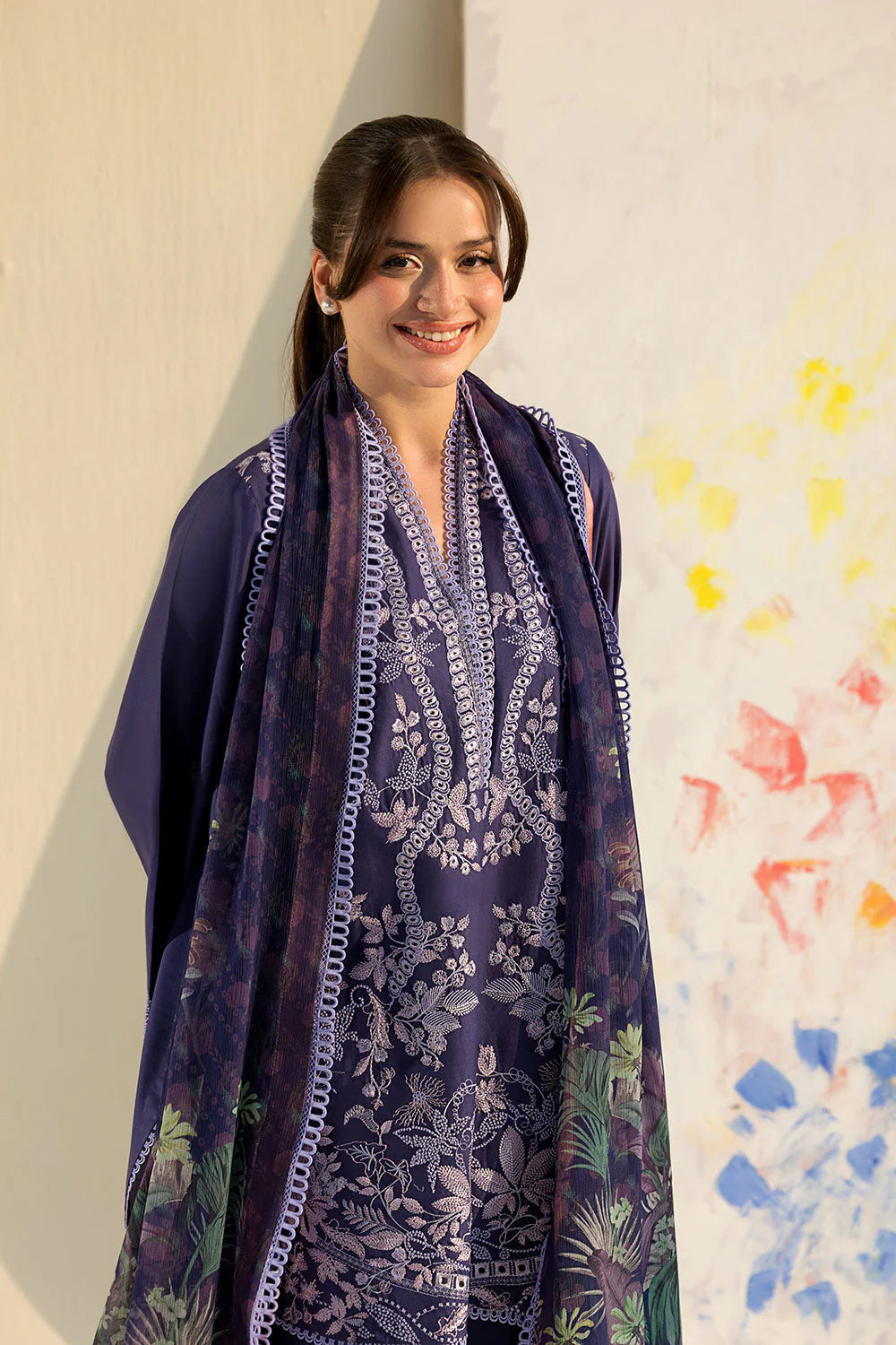 SOBIA NAZIR VITAL UNSTITCHED LAWN VT26-8B