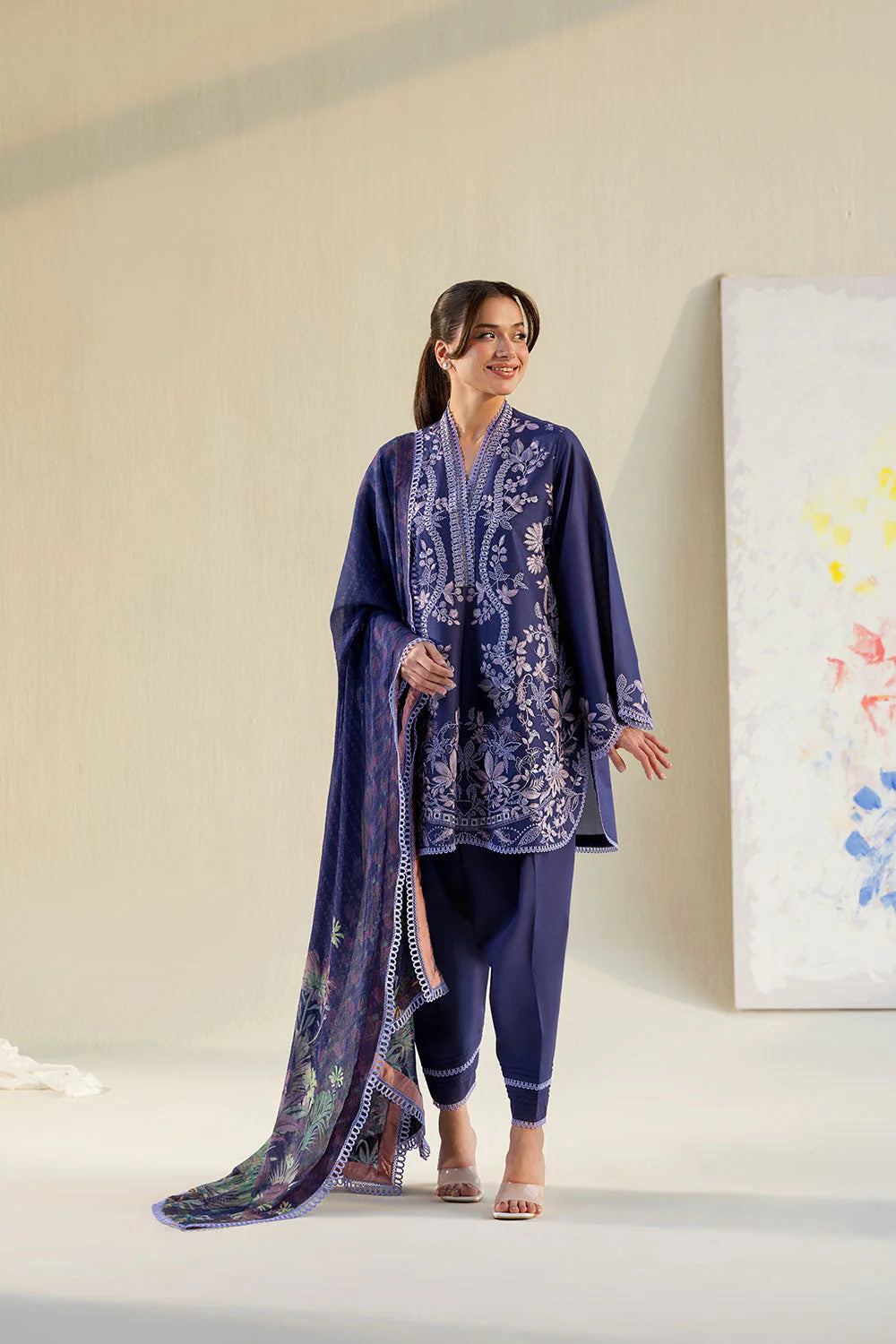 SOBIA NAZIR VITAL UNSTITCHED LAWN VT26-8B