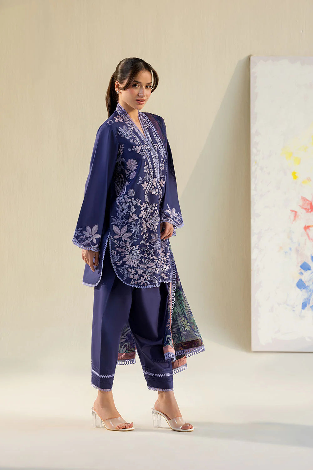SOBIA NAZIR VITAL UNSTITCHED LAWN VT26-8B