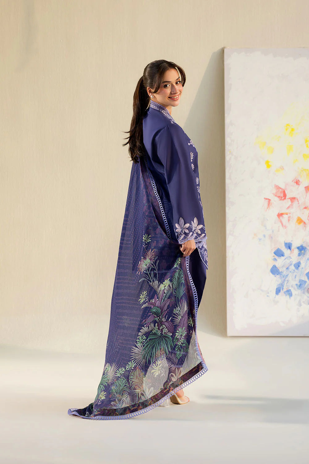 SOBIA NAZIR VITAL UNSTITCHED LAWN VT26-8B