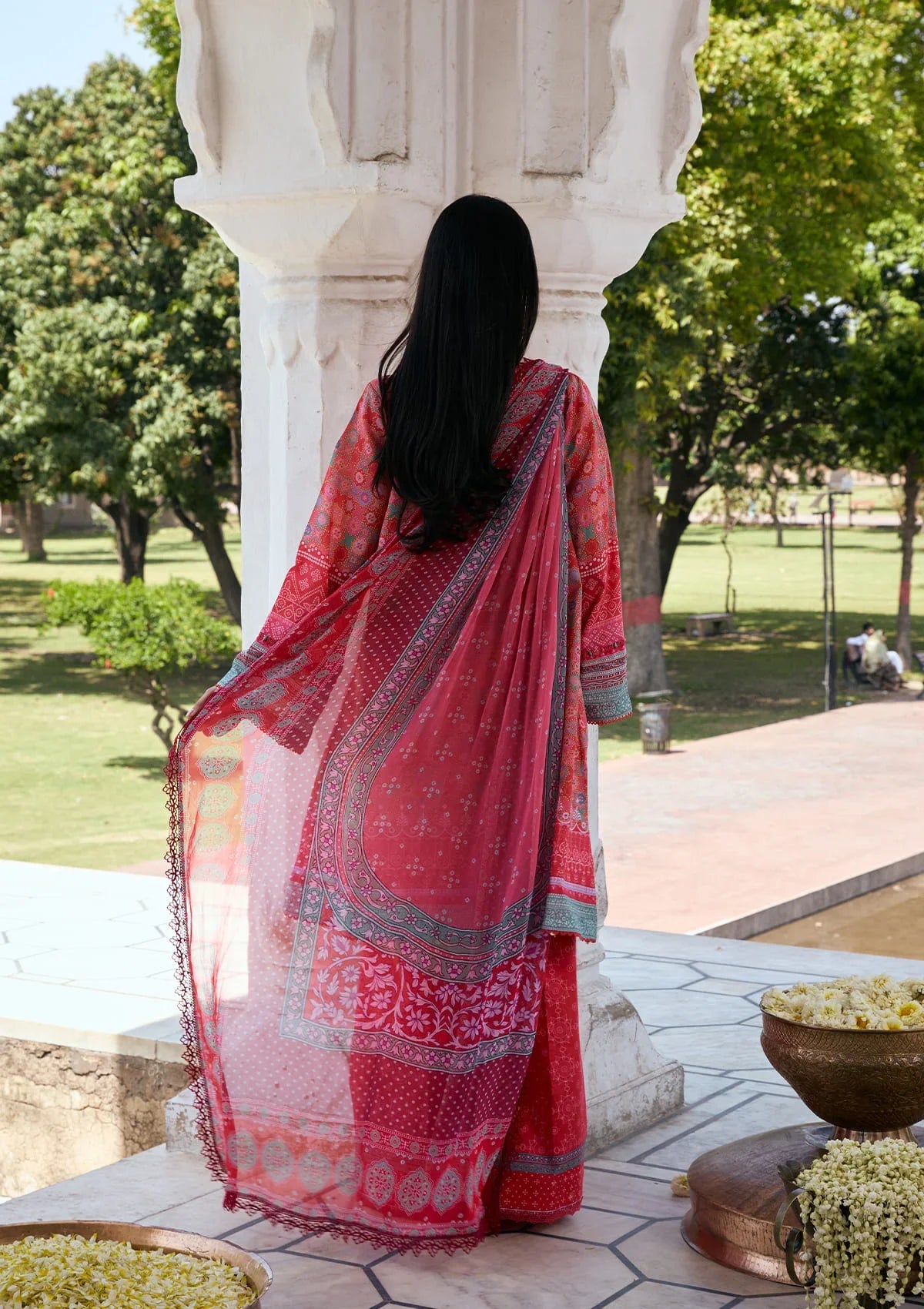 KAHF AANGAN PRINT CHIFFON KPS-3A