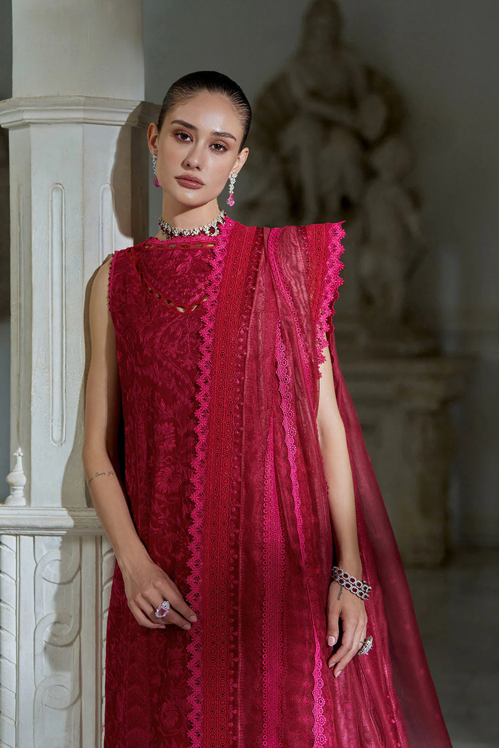 STITCHED BY CC SOBIA NAZIR LUXURY LAWN D-9B 3PC