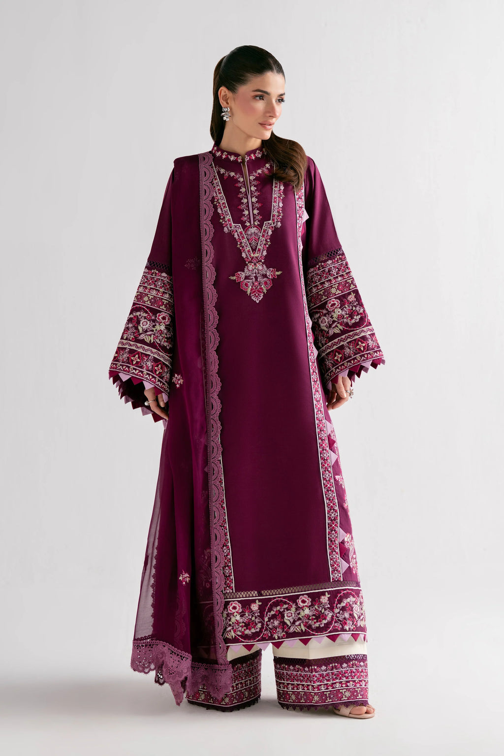 SOHA SULTAN PLUM 3PC