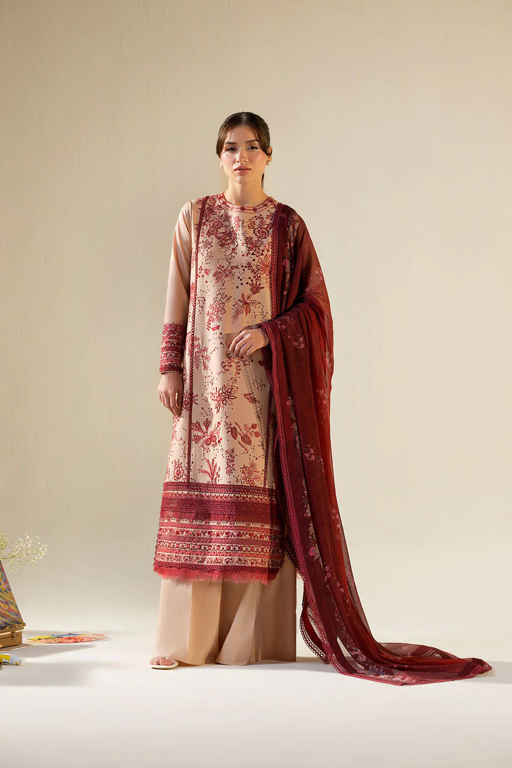 SOBIA NAZIR VITAL UNSTITCHED LAWN VT26-9A
