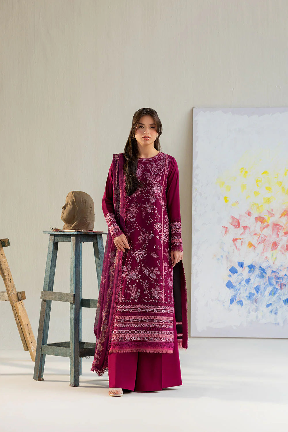 SOBIA NAZIR VITAL UNSTITCHED LAWN VT26-9B