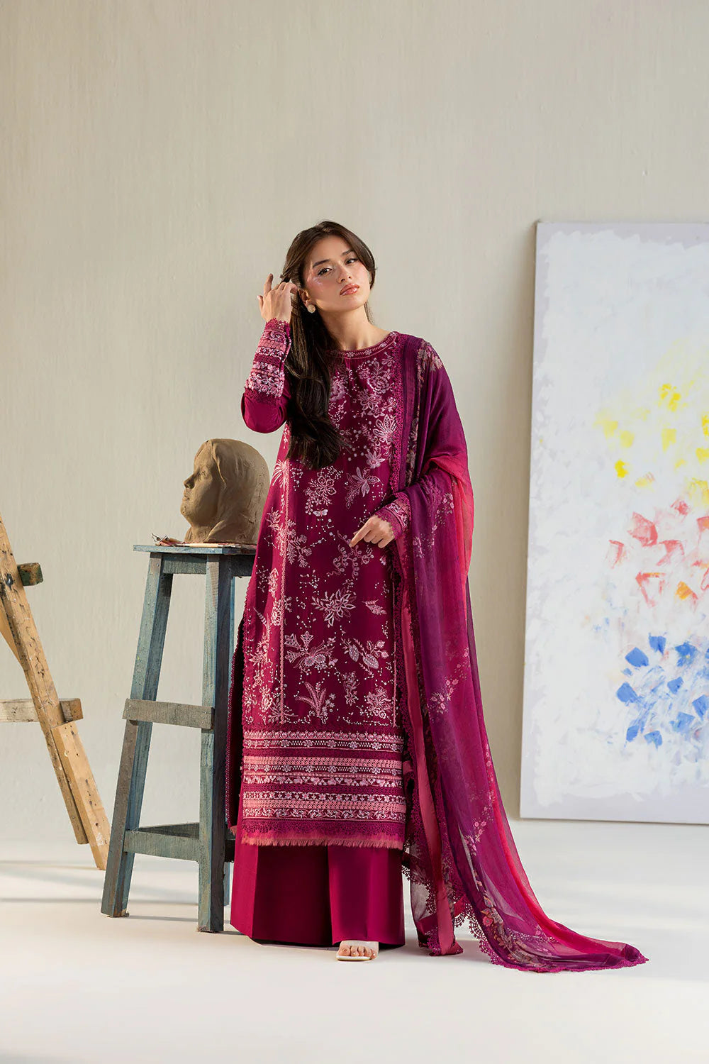 SOBIA NAZIR VITAL UNSTITCHED LAWN VT26-9B