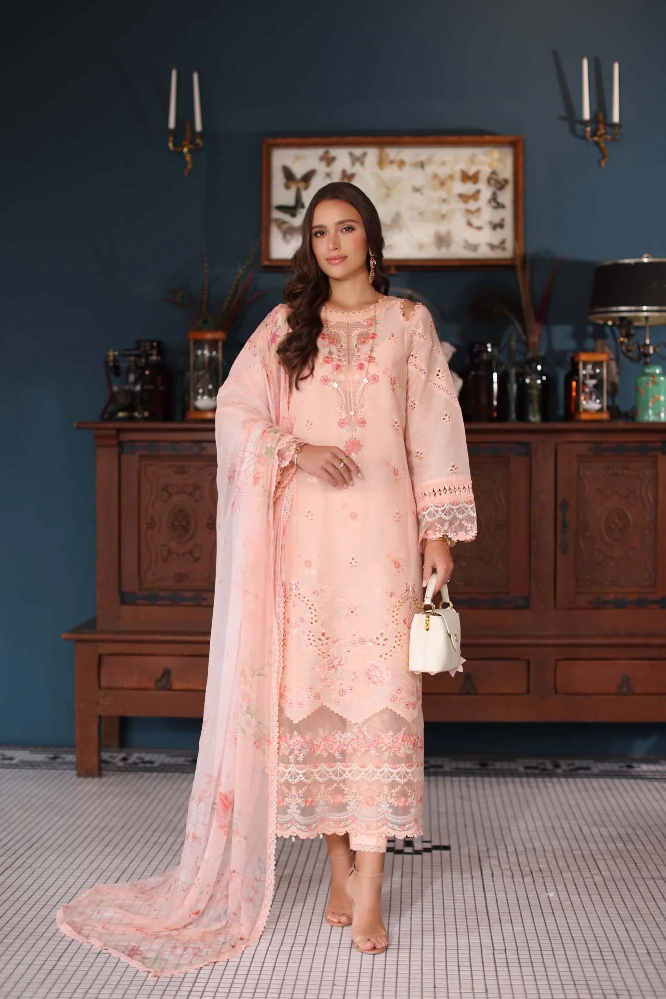 STITCHED BY CC D-06 NOOR LASERKARI 3PC