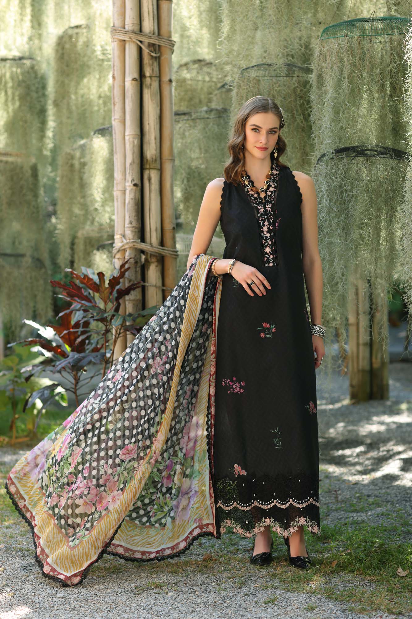 NOOR LUXE PRINTEDKARI D-10B