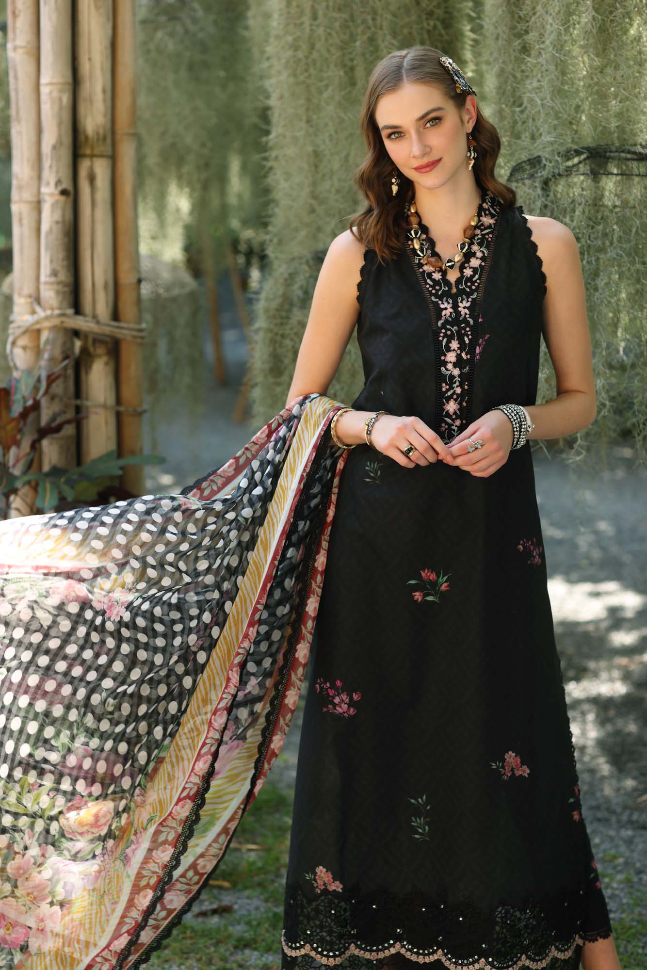 NOOR LUXE PRINTEDKARI D-10B